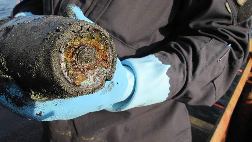 Taucher von Eggers bergen Kampfmittel in der Kieler Förde – sichere Identifizierung und Räumung im Wasser von Bomben