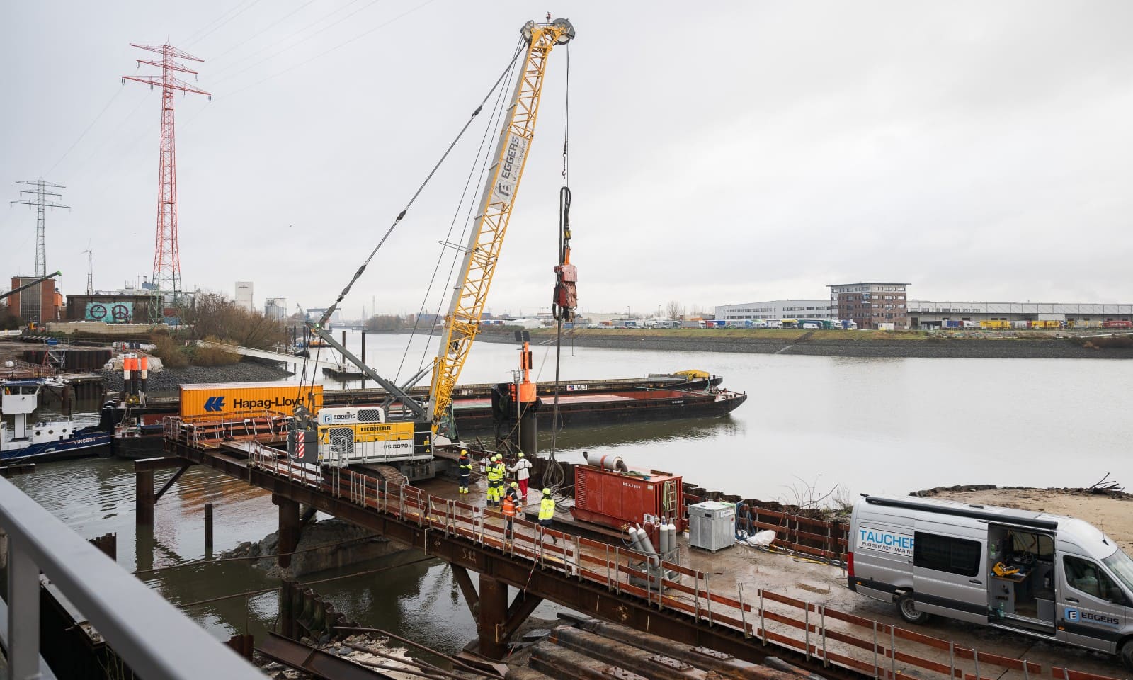 Rückbau ehemalige Rethebrücke – Hamburg Wilhelmsburg